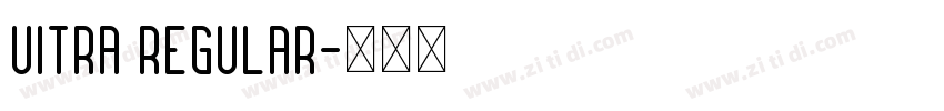 Uitra Regular字体转换